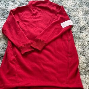 Athleta Red Long Sleeve Dress